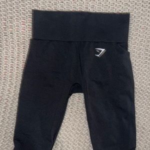 Gymshark black vital seamless leggings SMALL